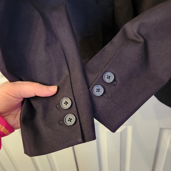 (LT) Notched-Collar Pixie Blazer for Women Old Navy - Picture 9 of 10